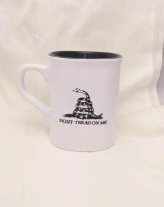 White ceramic coffee mug