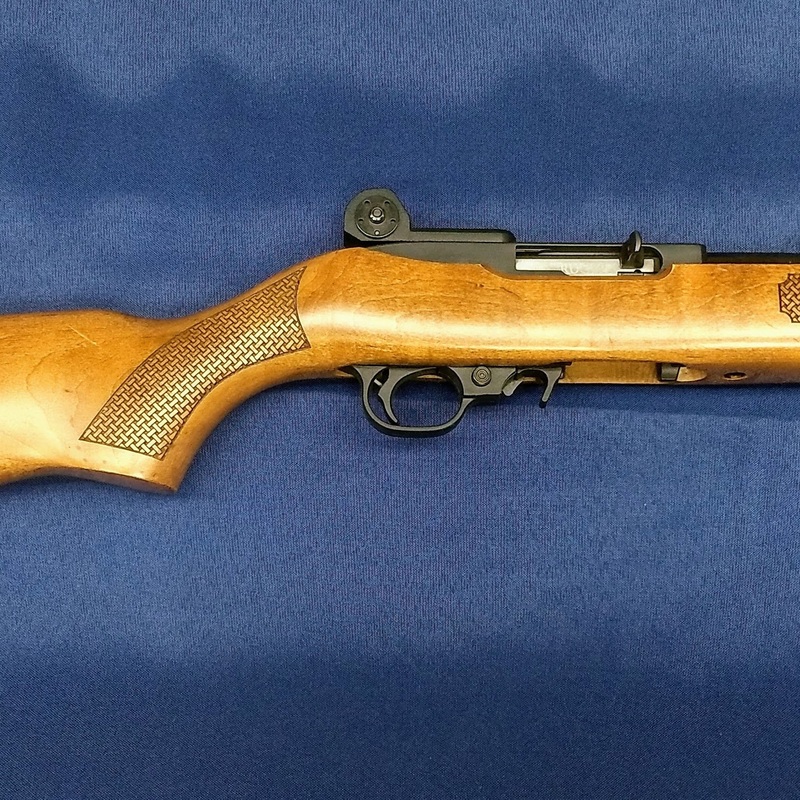 Ruger 10-22 laser engraved stock